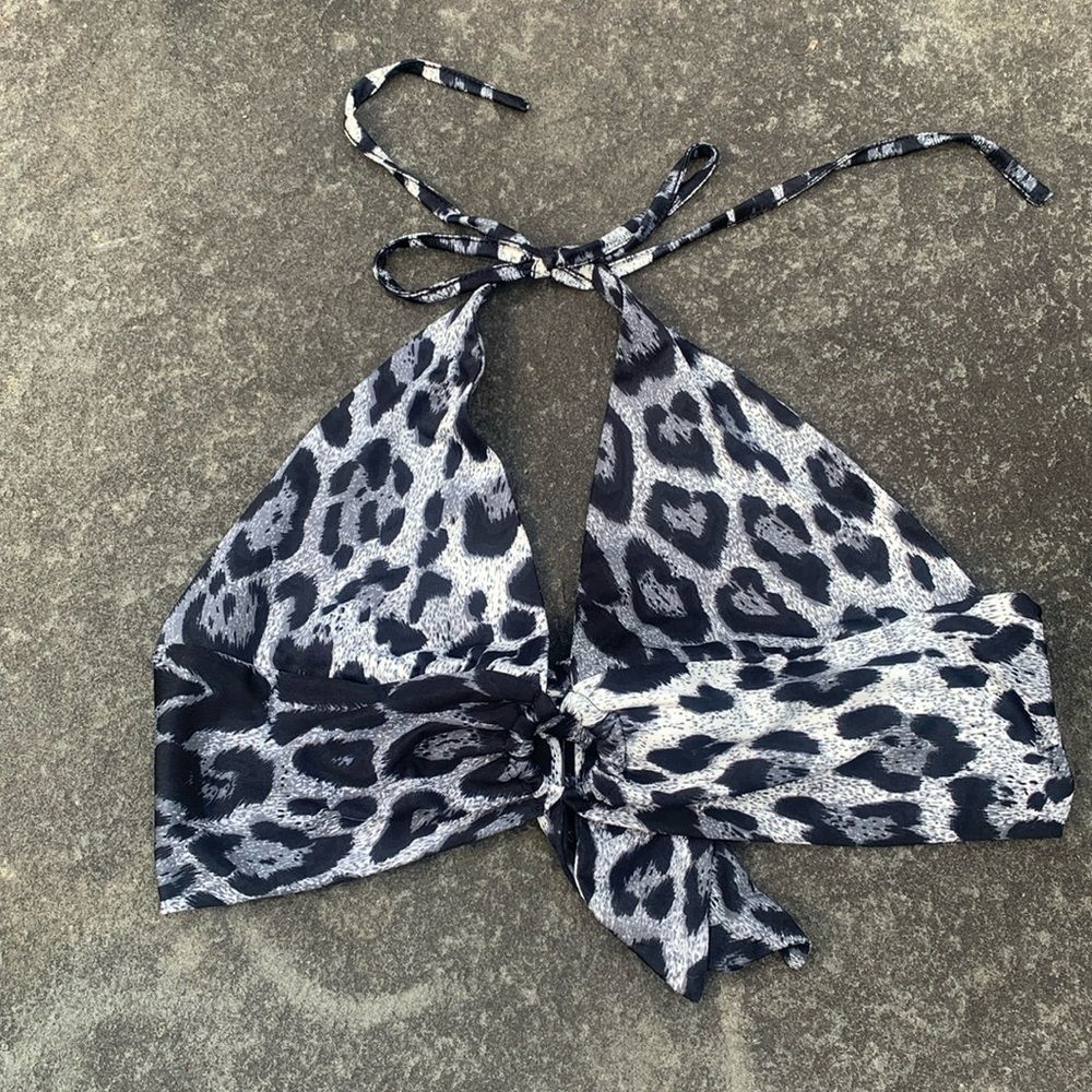 SHEIN  Leopard halter top S size
